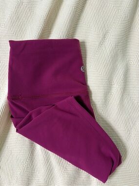 Magenta Lululemon Shorts (6”) Wunder Train